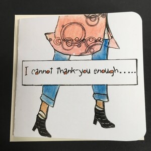 funny  thank- you card