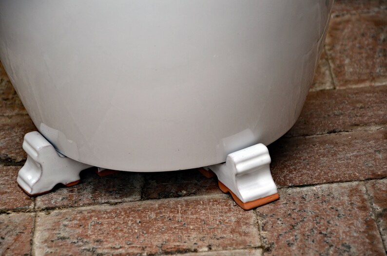 Pot FeetWhiteDecorativeFor Under Pots and Planters Etsy