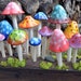 Mushroom Variety Packs-THE GUMDROP COLLECTION, Garden Statue, Ceramic Mushrooms, Clay, Pottery, Outdoor Decoration 