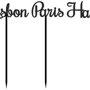 9 Laser cut Wood Wedding table names /Wooden table State  names/Flower decor for wedding table/Cutout table name/Wedding table names