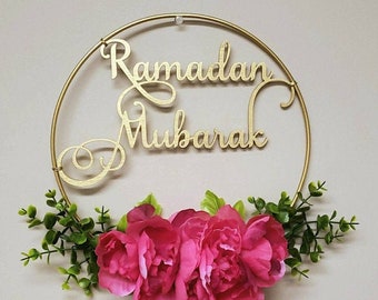 Eid decorations Ramadan place cards EID MUBARAK decorations laser cut Place Setting Bismillah Inshallah sign Mubarak sign Ramadan sign