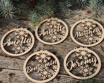 Large Christmas Angel Baubles Intricate Wooden Xmas MDF Laser Cut Shape