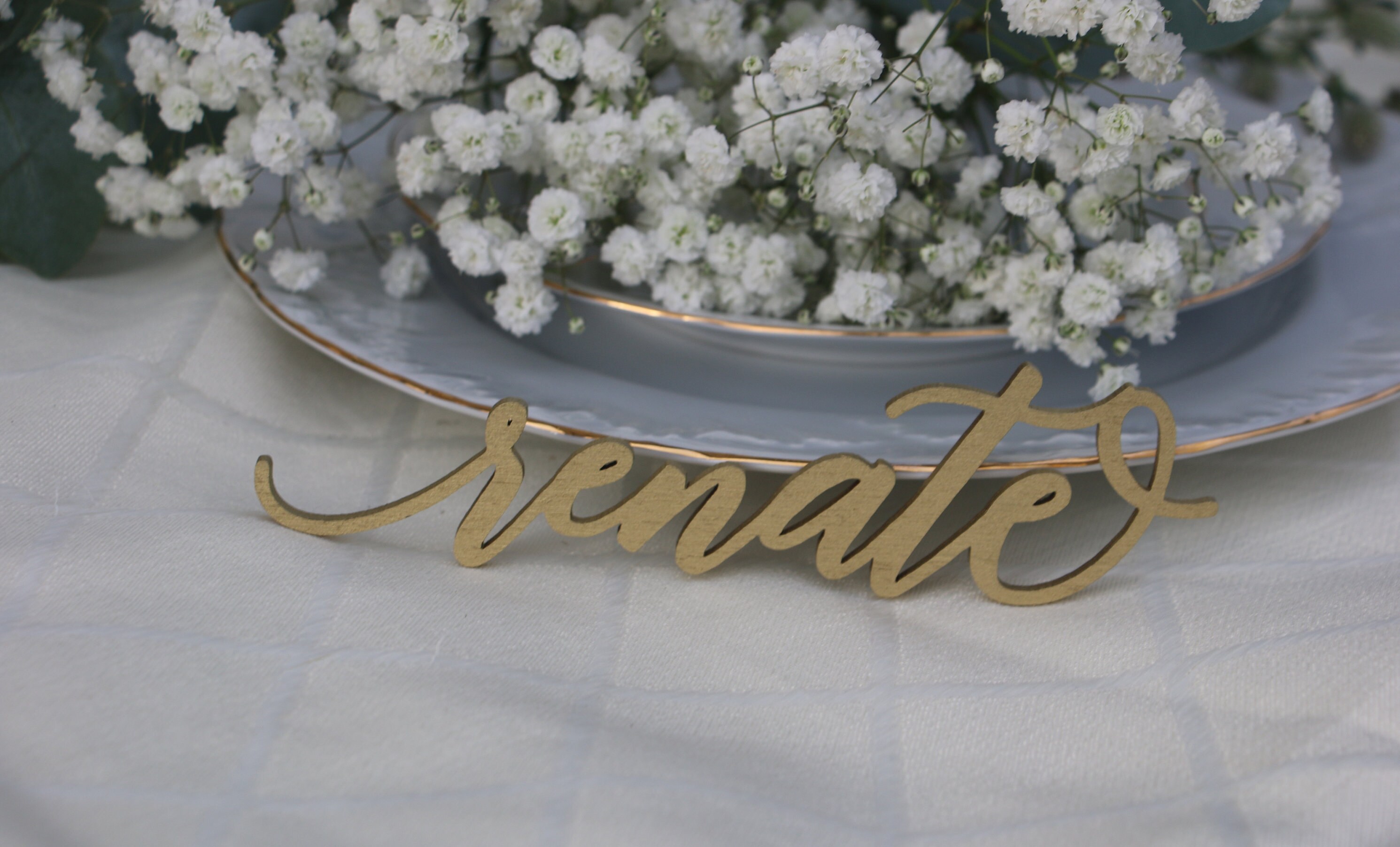 Laser Cut Wood Names Custom Laser Cut Name Signs Wedding Place Etsy