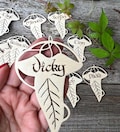 Laser Cut Maple Leaf Place Card: Autumn Wedding, Lord of the Rings product logo