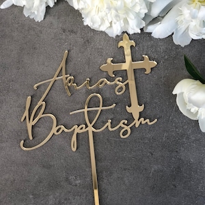 God Bless Cake Topper Cake Topper Cake Decoration Personalised Cake Toppers Personalized Baptism Cake Topper Christening Topper