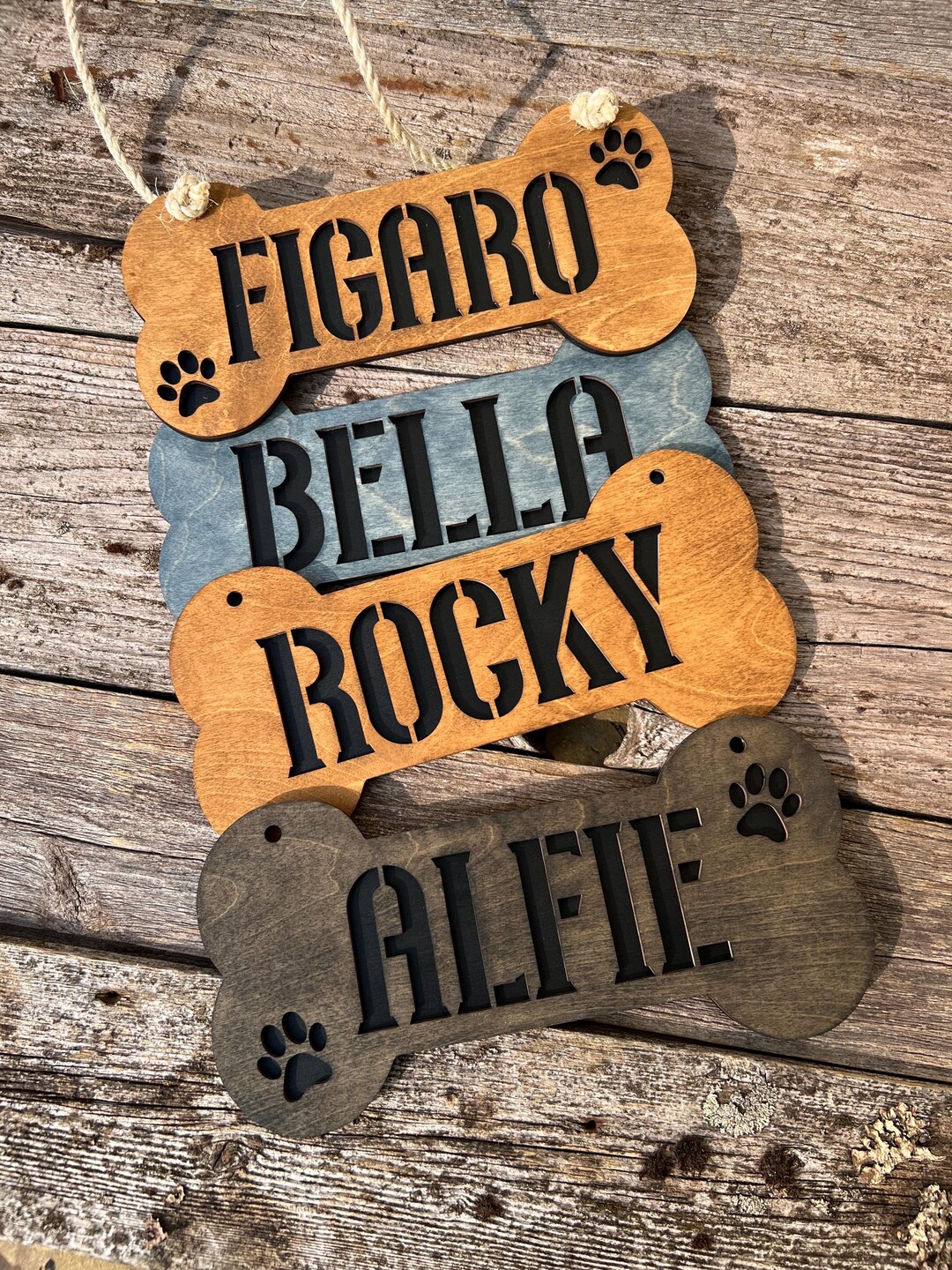 Personalized Wooden Dog Crate Name Sign Pet Gift - Etsy