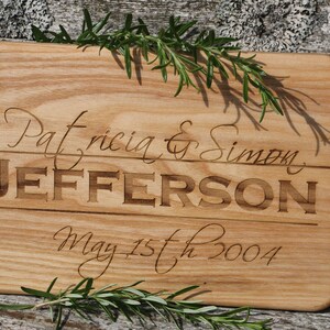 Custom ASH cutting board/engraved ash cutting board/wood cutting board as wedding gift/cutting board anniversary gift/housewarming gift for