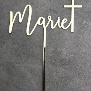 Christening Cake Topper Cake Topper Cake Decoration Personalised Cake Toppers Personalized Baptism Cake Topper Christening Topper