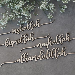 Eid Mubarak Tischkarten Eid Platzkarten Eid Dekoration RAMADAN Tischkarte Eid Mubarak Deko Laser cut Platzkarten Eidschild Mubarak Schild