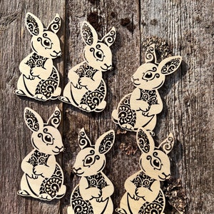 Decoro coniglietto Tag CONIGLIO Decori per la tavola di Pasqua Coniglietto Pasqua Decoro coniglioSegnaposto coniglietto Segnaposto coniglio Segnaposto pasquali Ambientazione pasquale