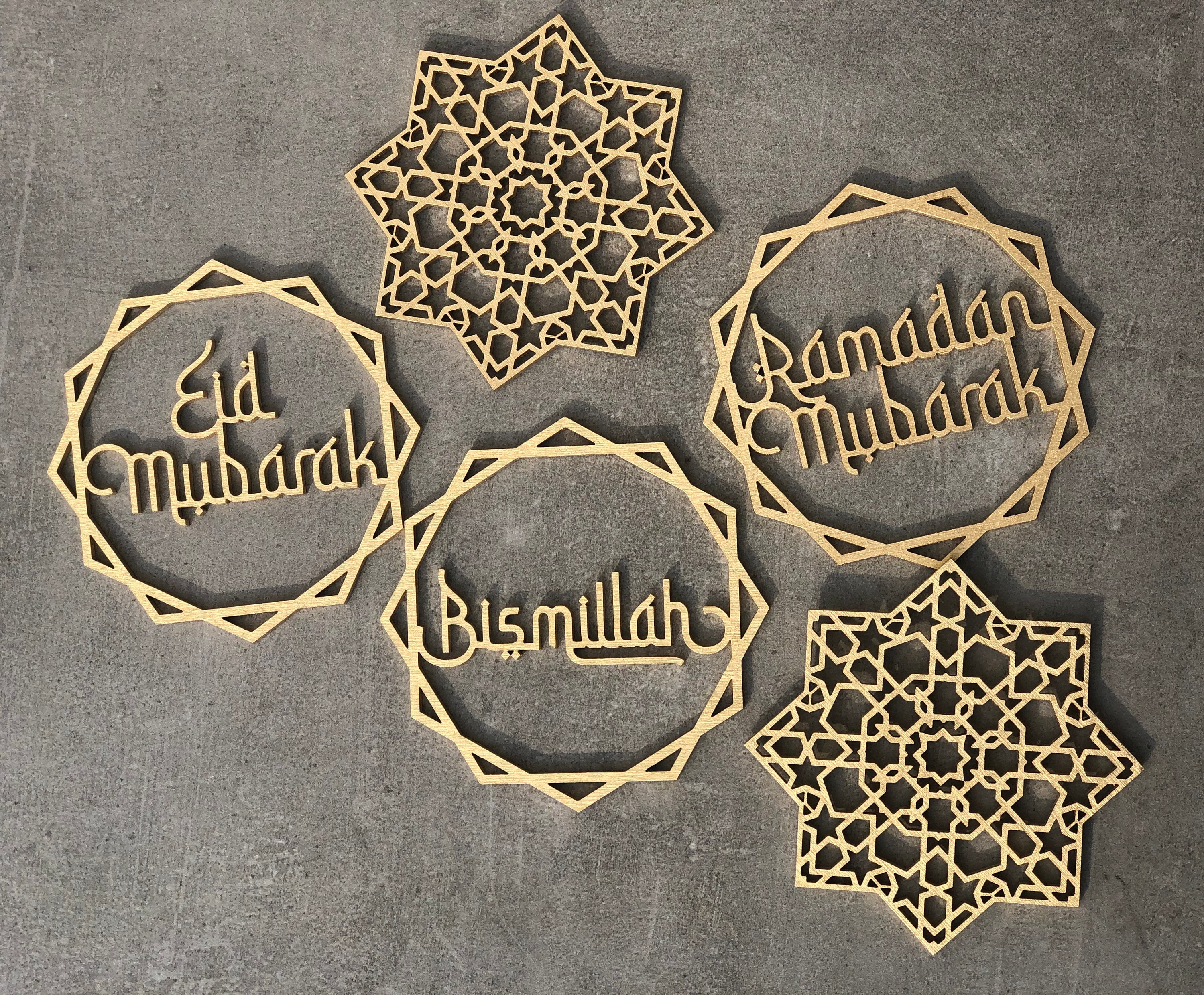 3 Pezzi Decorazione Da Tavolo Ramadan Eid Mubarak Acrilico Luna Stella Castello Decorazione Da Tavolo Per Festa Islamica Decorazione Per La Casa B~p151392224