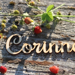 Marque-places de mariage/Enseignes de mariage personnalisées/ marque-places en bois/Décoration de table de mariage/Prénoms découpés au laser/Prénoms en bois personnalisés/ÉTIQUETTES pour Noël