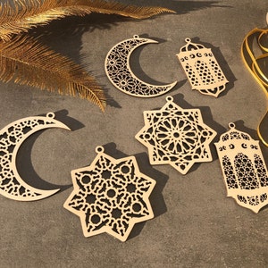 6Er Set Ramadan Dekore Eid Dekore Ramadan Kareem Ramadan Dekoration Eid Geschenke islamische Tischdeko Islamische Wandkunst Ramadan Mubarak