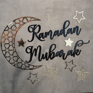 Eid decorations EID MUBARAK sign Ramadan  Mubarak sign Ramadan sign Islamic wall decor Ramadan Kareem Eid decors