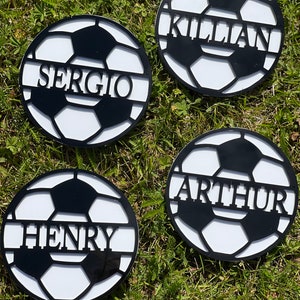 Nom personnalisé de football, anniversaire, football, décoration, nom personnalisé, nom, nom, bois, nom, personnalisé, nom, bois, nom, nom, enfant, nom