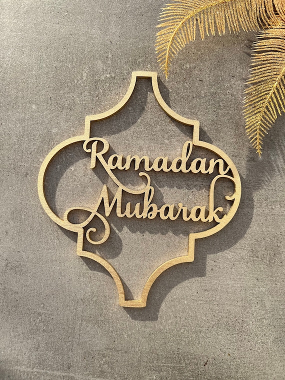 Ramadan Mubarak segno Eid decorazioni Arte murale islamica EID