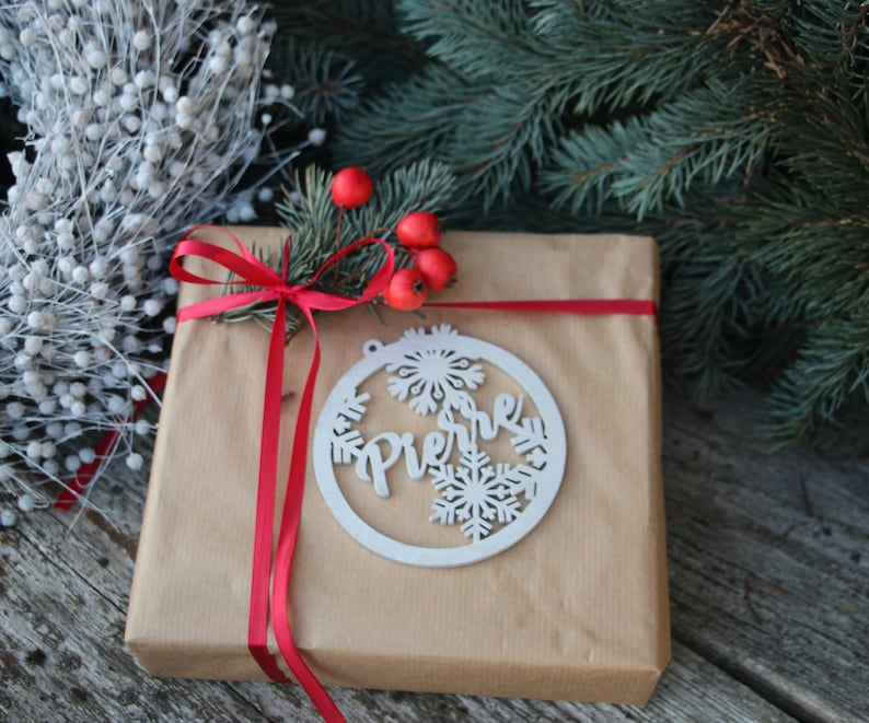 Laser Cut Name for Christmas Tree/wood Bauble Etsy New Zealand