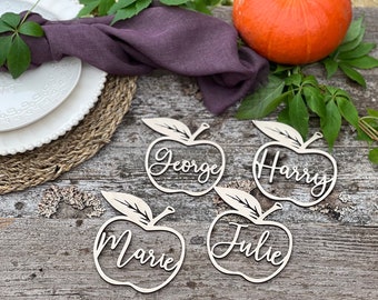 CUSTOM Thanksgiving place cards Thanksgiving table decor laser cut Thanksgiving Place Setting Grateful Thankful Blessed Gather Place Cards