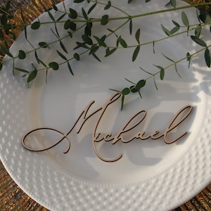 Place cards Wedding place cards Custom Laser Cut Names Place Setting Sign Dinner Party Place Card Wedding Escort Card Party Decoration