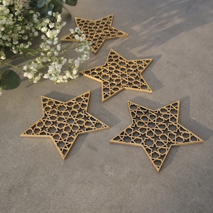 Laser Cut Star: Ramadan Decor, Eid Gift, Islamic Table Art