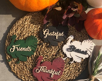 30 Decorazioni Appendibili Per Ringraziamento – Girelle E Vortici Con Motivi Autunnali, In Carta