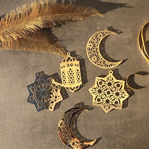 Set mit 6 Ramadan Dekoren Eid Dekore Ramadan Kareem Ramadan Dekorationen Eid Geschenke Islamische Tischdekoration Islamische Wandkunst Ramadan Mubarak