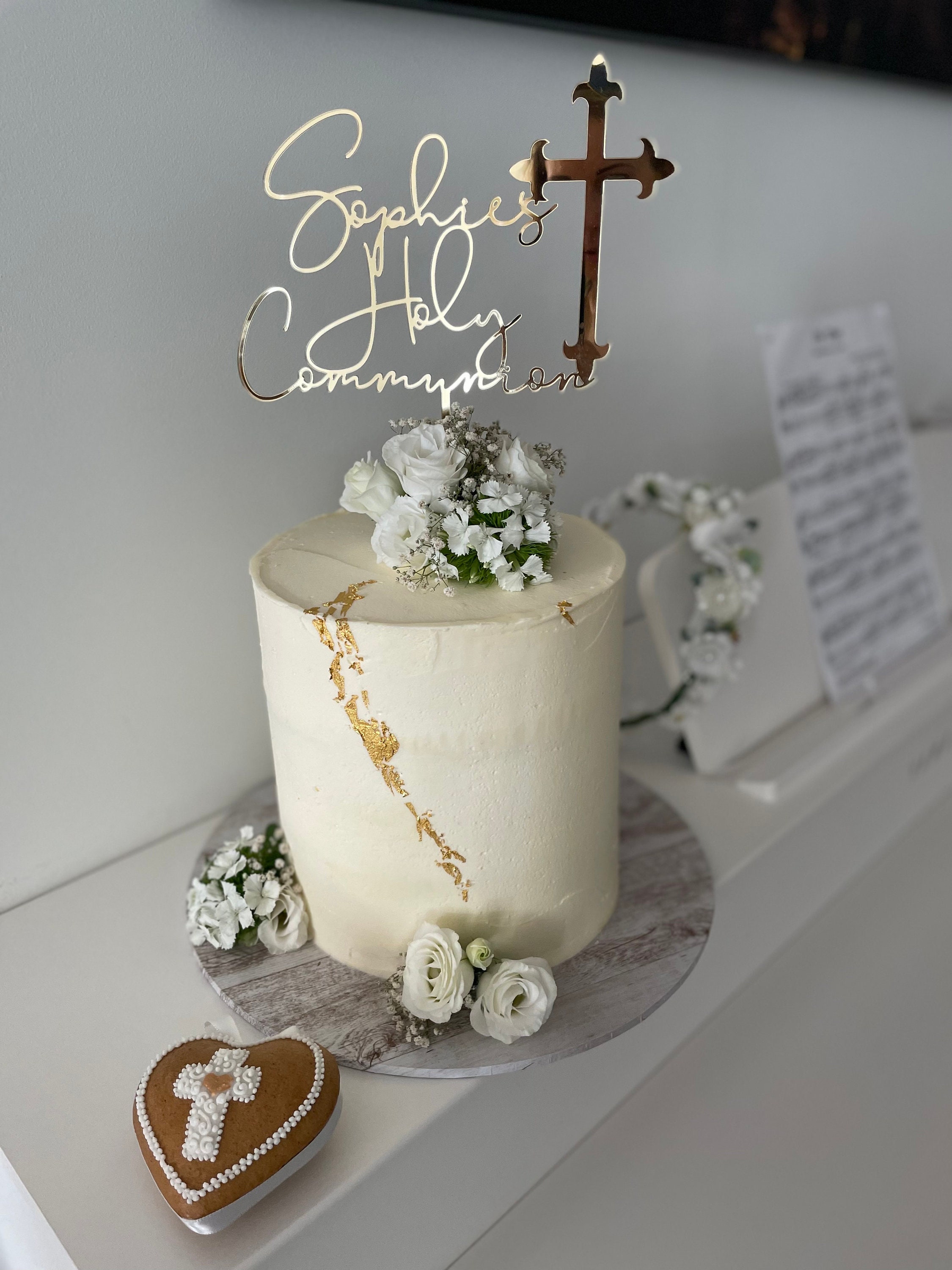 First communion cake topper -  France