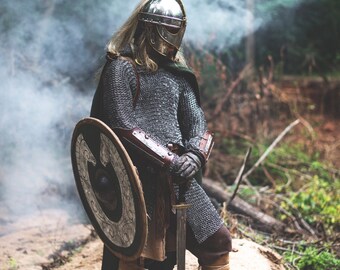 female chainmail armor