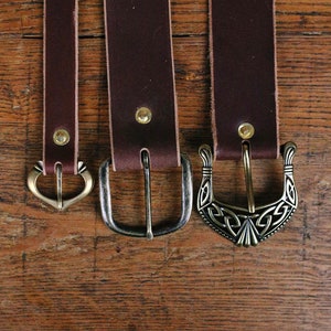 Medieval Celtic Leather Belt - Viking, Knight and more!