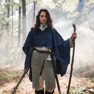 Medieval Wanderer&#39;s Cape - Linen