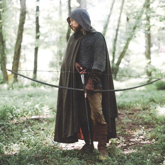 waxed cotton rain cape