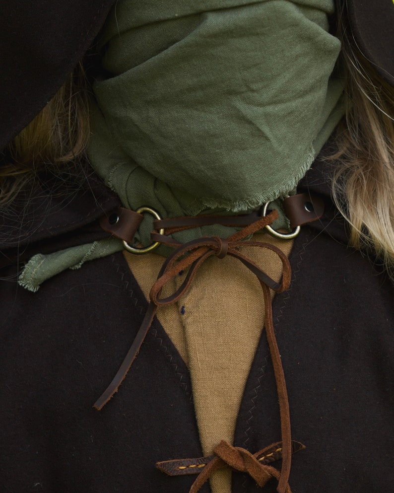 Wool Ranger Cloak Medieval and Fantasy Cape image 6