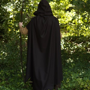 Wool Ranger Cloak Medieval and Fantasy Cape image 7