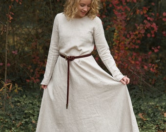 Fair Lady Medieval Linen Dress