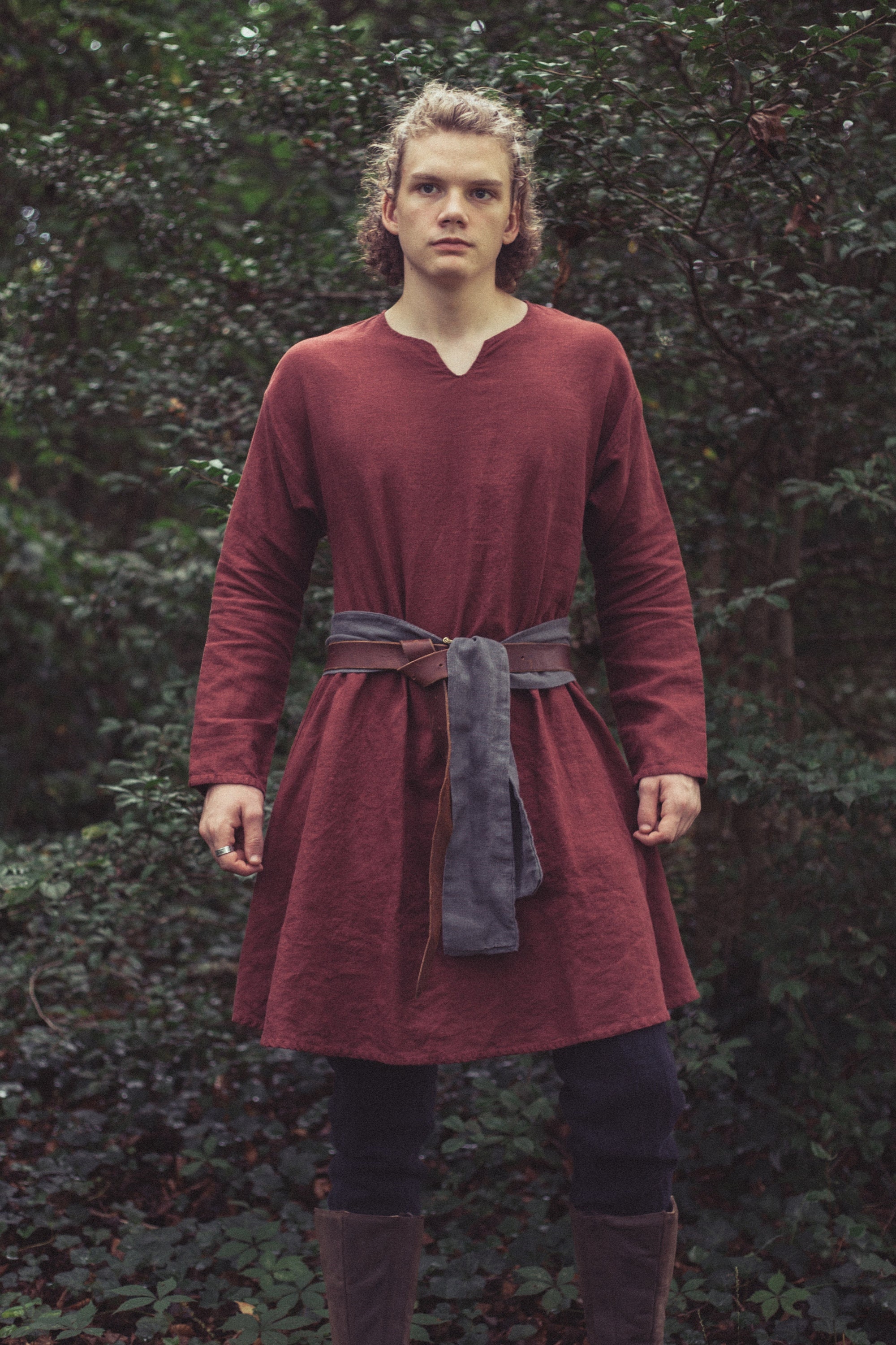 Warrior Tunic - Medieval Byzantine Linen Tunic