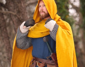 Liontouch Mantello Del Cavaliere Misterioso – Costume Medievale Per Bambini, Gioco Di Ruolo, Chiusura In Velcro, Design Danese - 2
