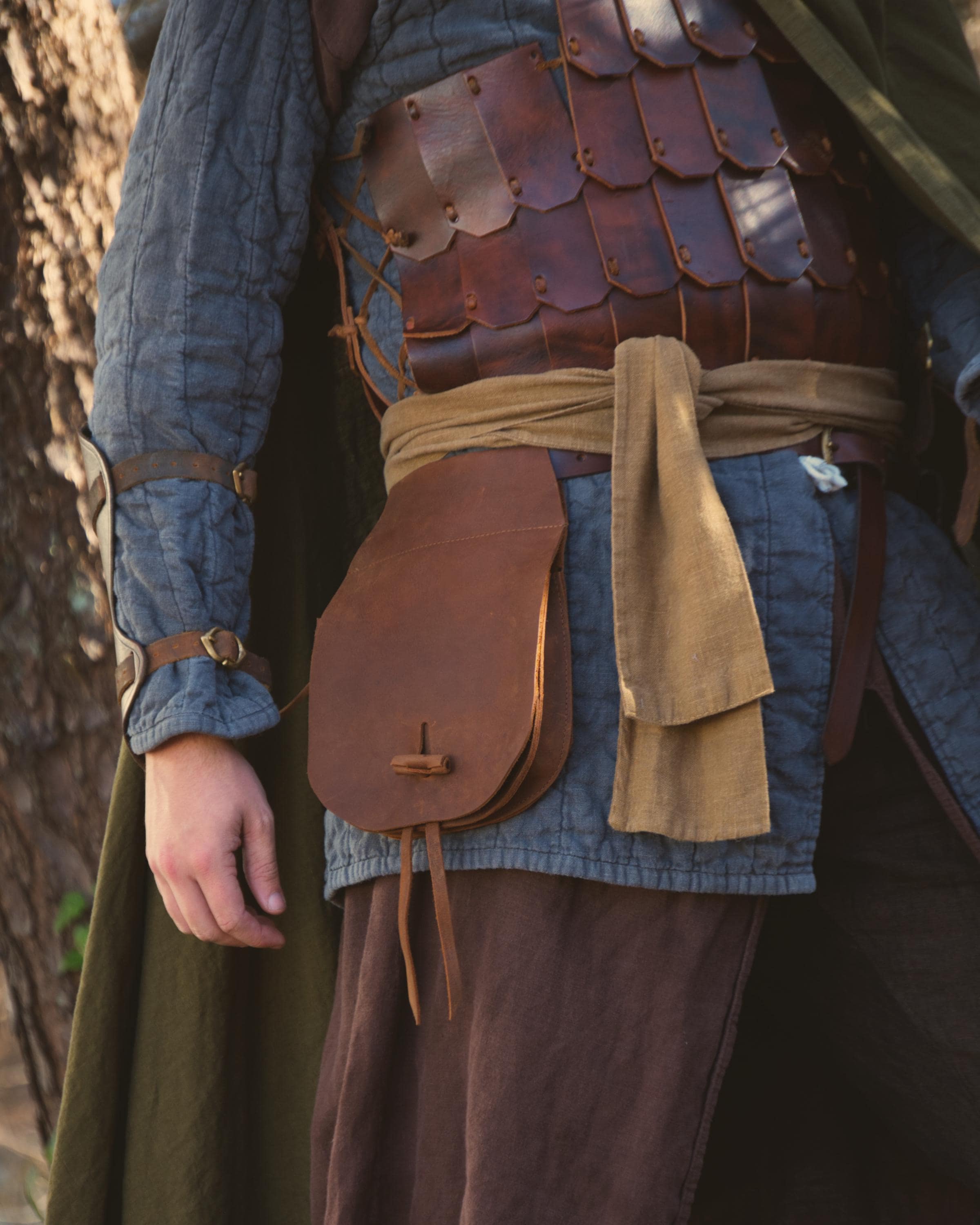 Ranger Belt Bag - Medieval Leather Pouch