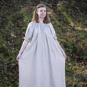 Linen Medieval Chemise Womens Underdress - Etsy