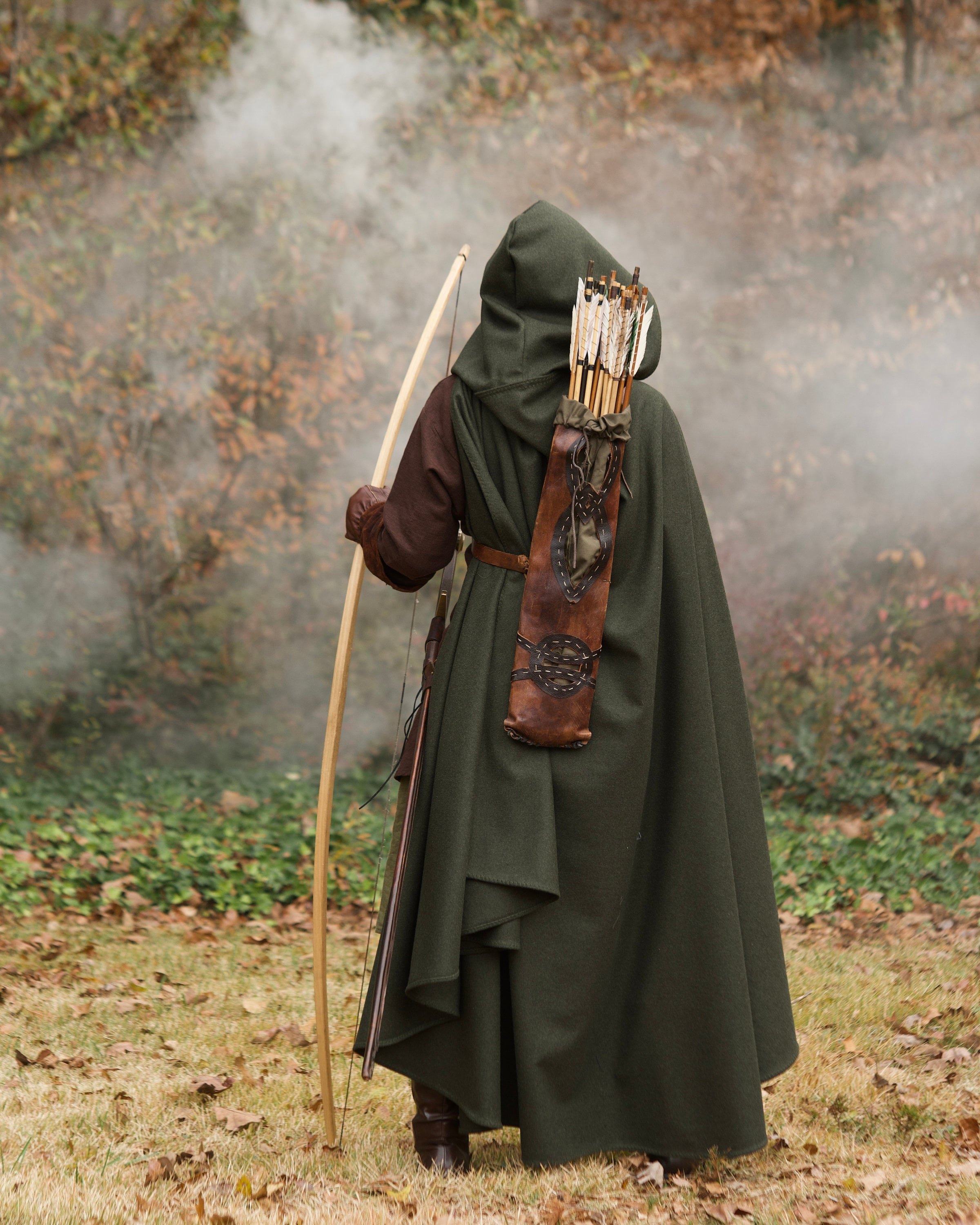 Wool Ranger Cloak Medieval and Fantasy Cape