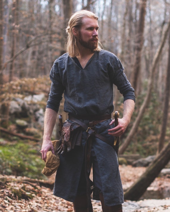 Medieval Linen Tunic Ranger Etsy