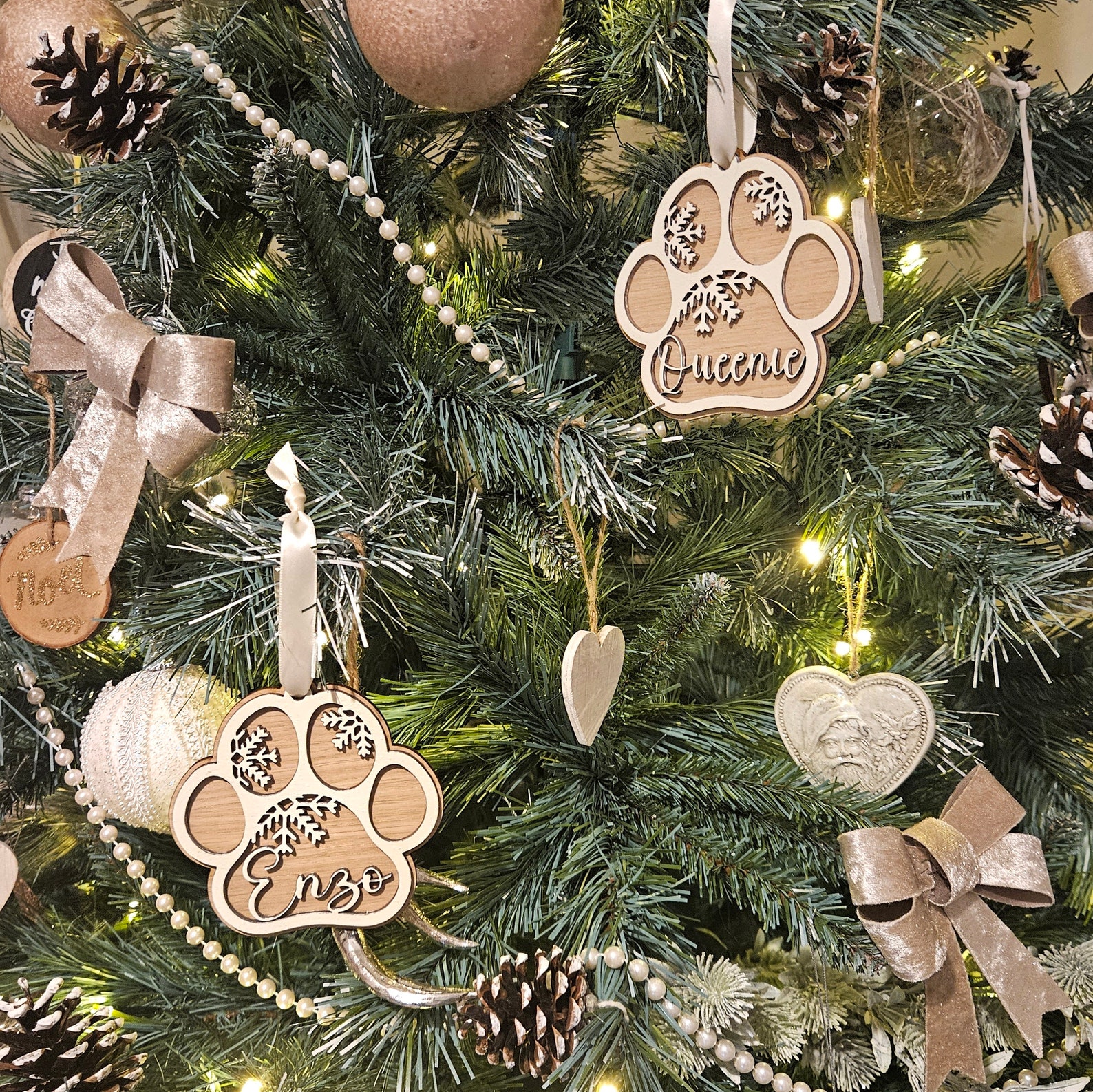 Personalized Pet Christmas Tree Bauble Eco-friendly Birch Plywood - Etsy UK