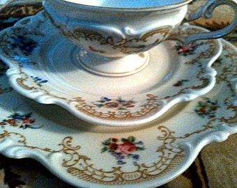 Free Shipping Hutschenreuther Cup and Saucer Trio