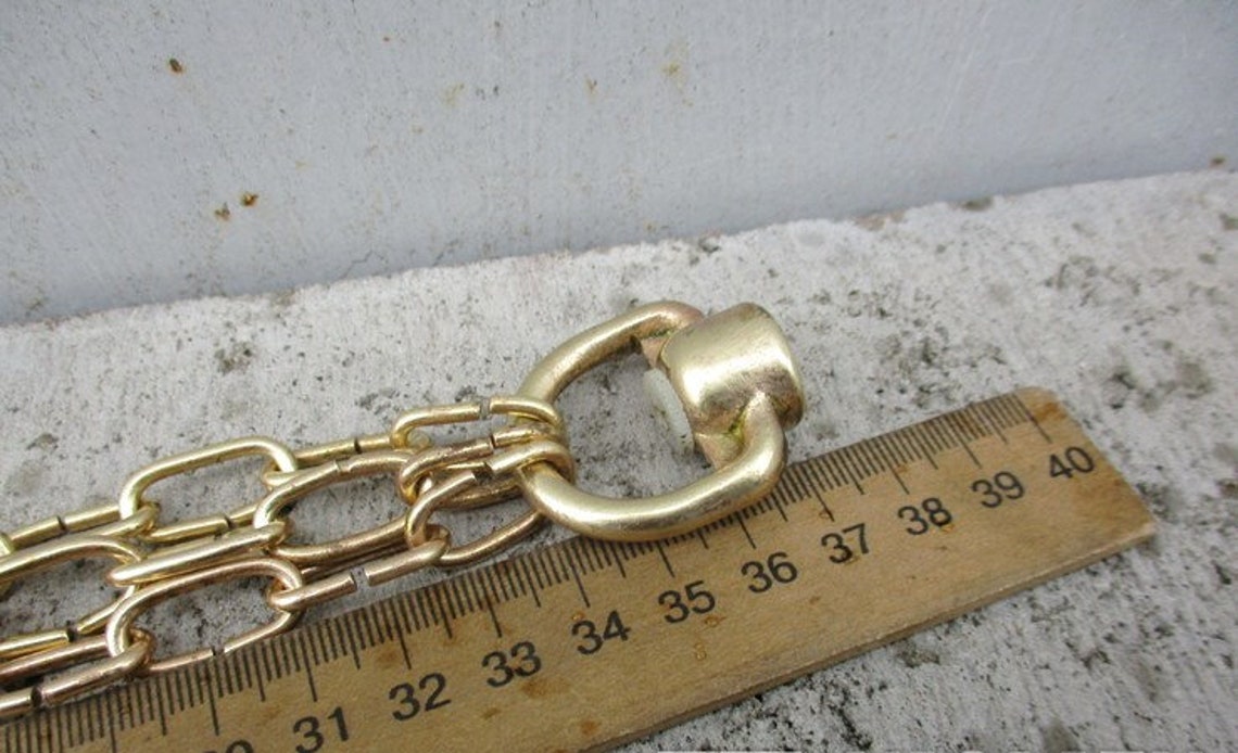 Brass lamp chain vintage Old soviet antique pendant for Etsy