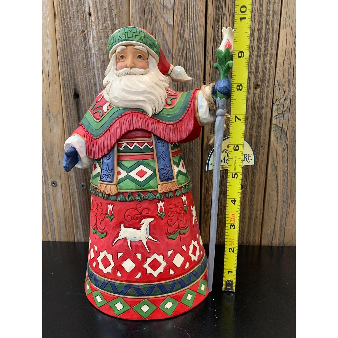 Jim Shore Nordic Santa Etsy