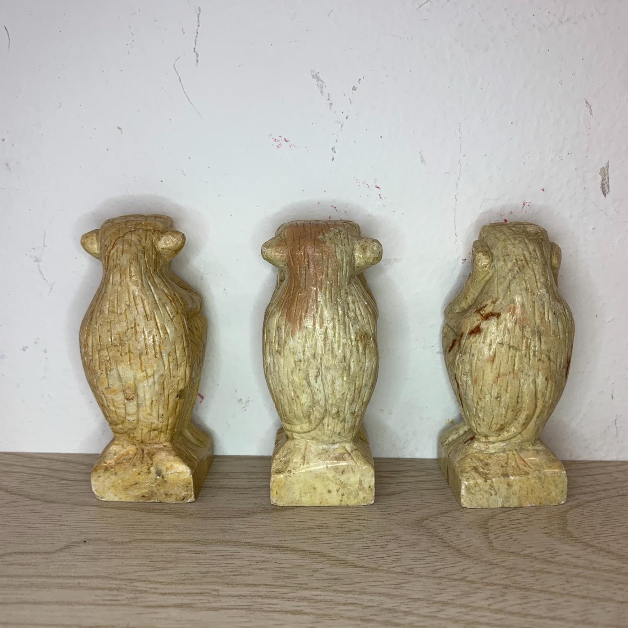 3 Evil Monkeys See No Evil Hear No Evil Speak no Evil  Etsy