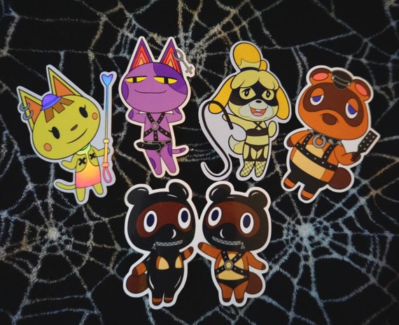 Animal Crossing: After Dark Vinyl Sticker - Isabelle - Etsy UK