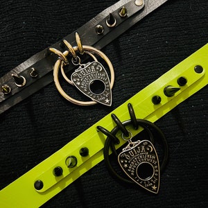 Ouija planchette Spiked O-ring Choker