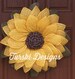 Sunflower Wreath, Fall Wreath, Floral Wreath, Sunflower, Door Wreath, Front Door Decor, Sunflower Wreath for Front Door-Braid 