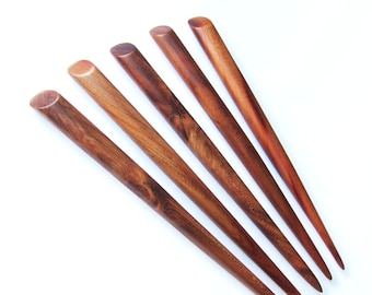 15,5 cm Wooden Hair Stick, hair stick wood, hairstick, hair stick leaf, hair pin wood, hair stick, hair pin, wood, wooden pin, haarschmuck