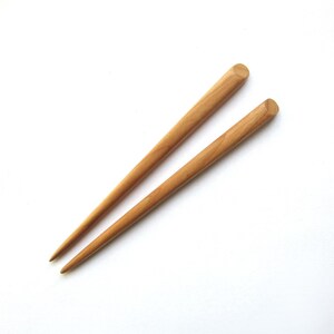 Wooden Hair Stick pair, hair stick wood, hairstick, hair pin wood, hair stick, hair pin, wood, wooden pin, haarschmuck